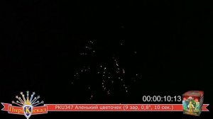 Батарея салютов Аленький цветочек (9/0,8) РКU347