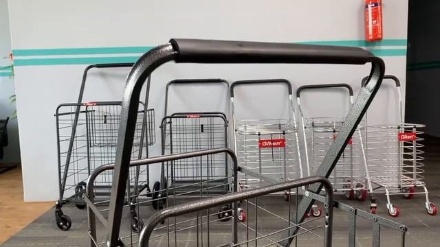 Giken Heavy Duty Grocery Shopping Trolley смотреть онлайн