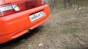 Субару стингер без резонатора ваз2112 банка стингер прямоток