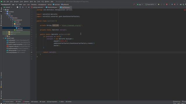 Android Studio NewsApp MVVM Project(TR)#3 retrofit #androiddeveloper   #android  #java #kotlin