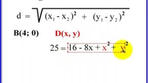 Finding 4th coordinate in a square using distance formula