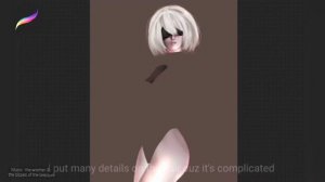 【PROCREATE 】Drawing process - NieR:Automata 2D