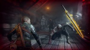 God of War Ragnarok - Тор устроил пьяную драку в баре Асгарда