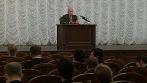 Проф. Осипов шутит над Архангелом Михаилом - публика смеется...