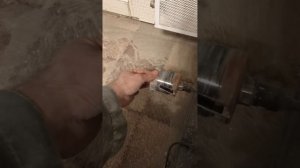 Пробую коронку diamond hit для сухого сверления 72мм