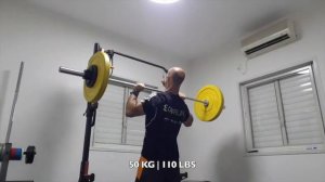 Over Head Press | OHP - 50 KG x 10 reps | 110 LBS x 10 reps - NEW PR