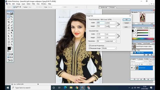 How To Resize an Image WITHOUT Stretching It - Photoshop Resize Image without losing Quality смотреть онлайн