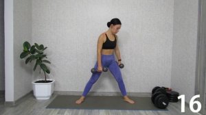 ЯГОДИЦЫ И НОГИ Силовая тренировка с гантелями и фитнес лентой