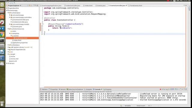 Curso Spring Boot aula 02: Criando as camadas MVC (Model, View e Controller) смотреть онлайн