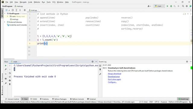 List Methods in Python