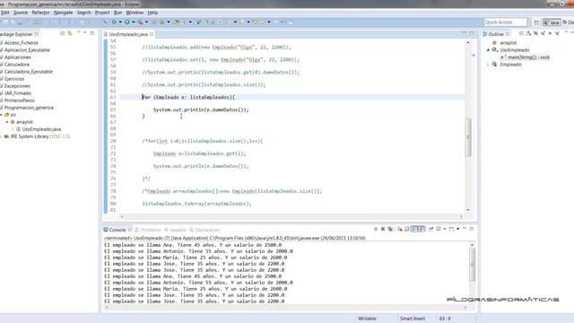 Curso Java Programación genérica. ArrayList III Iteradores. Vídeo 163 смотреть онлайн