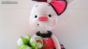 Амигуруми: схема Зайки Златы. Игрушки вязаные крючком - Free crochet patterns.