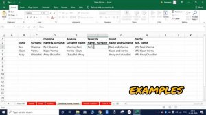 CTRL+E or Flash Fill in Excel|Flash Fill in Excel|Flash Fill ko kaise use kare