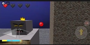 Красный шар в Роблокс, вступает в поединок с Боссом-Квадратом. Ох...нелегкий бой. Roblox