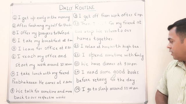 Daily routine in English | Describe your daily routine | daily routine by Easy English Jabalpur смотреть онлайн