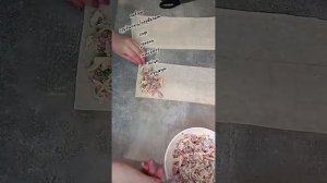 Мясные треугольники из лаваша