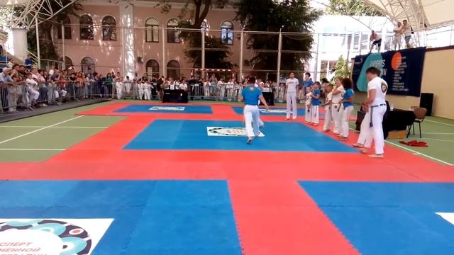 Капоэйра на чемпионате Украины по бразильском джиу-джитсу. Одесса-мама;) смотреть онлайн