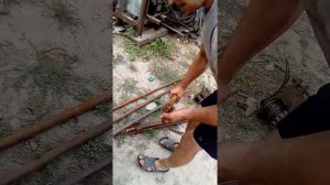 Самодельный дырокол для проклола под дорогой