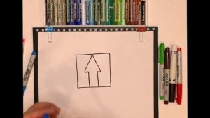 Рисование для детей| Рисуем дорожные Знаки - Движение Прямо!Дорожные Знаки