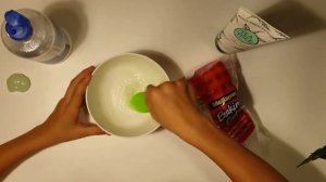 Слайм (лизун) из маски-плёнки, соды и жидкости для линз. | Baking soda slime recipe