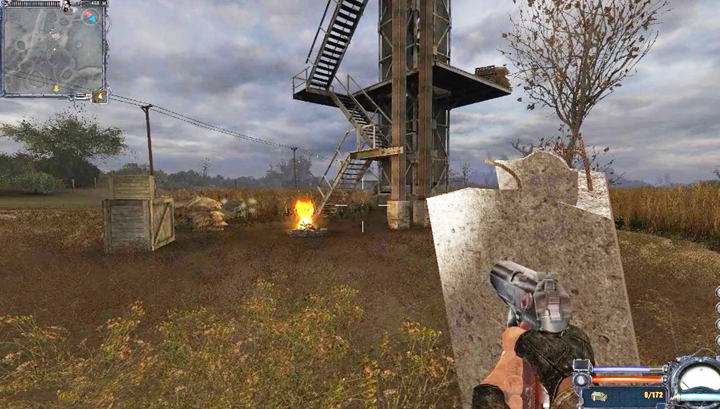 S.T.A.L.K.E.R.: Чистое небо.Прохождение игры.Захватываем насосную станцию и вышку. смотреть онлайн