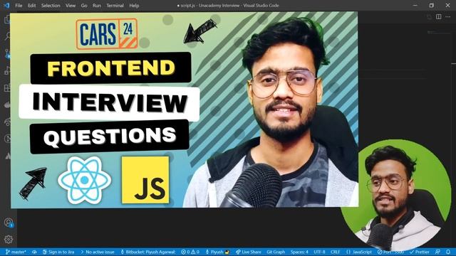 Frontend Interview Experience (Unacademy) - Javascript and React JS Interview Questions