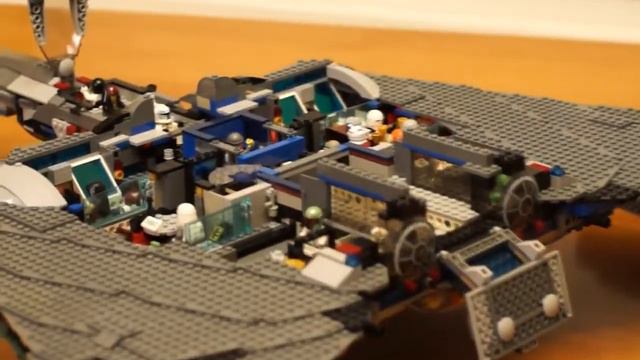 Klingon K't'inga-class Battlecruiser Lego MOC смотреть онлайн