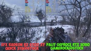 XFX Radeon RX 6700 XT QICK 319 vs Palit GeForce RTX 3080 GameRock | AMD Ryzen 5 5600X I 32GB