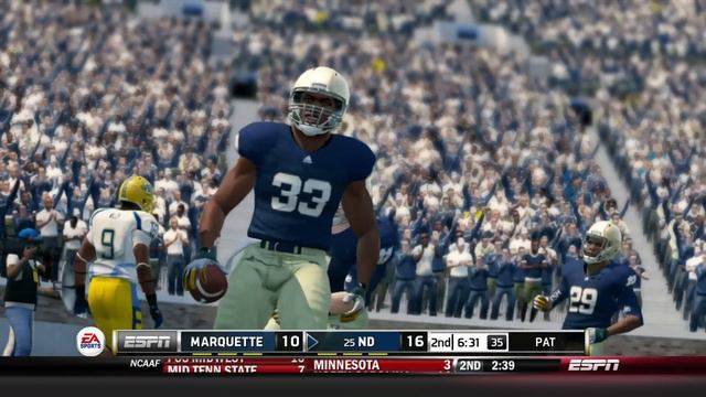 NCAA Football 14 Dynasty | Marquette - GOING AGAINST A JUGGERNAUT!! - Ep 3