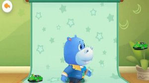 Little panda school bus kids baby gameplay part