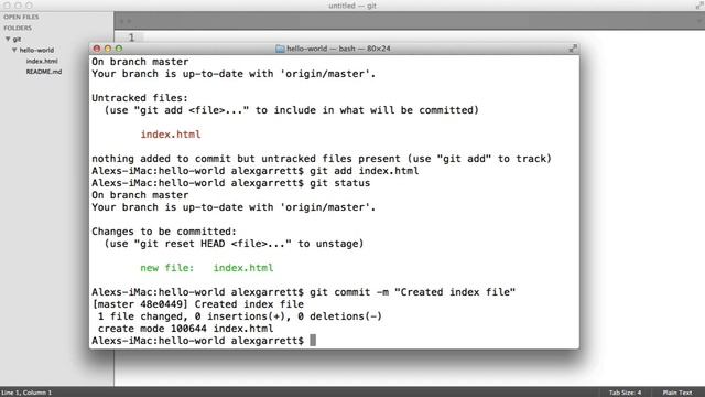 Git & GitHub: Committing and Pushing (6/11) смотреть онлайн