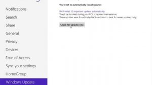 How to Manually Update Windows 8