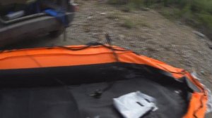 Лодка ПВХ СОЛАР 380К. Надувное дно, проверка дна на жесткость!