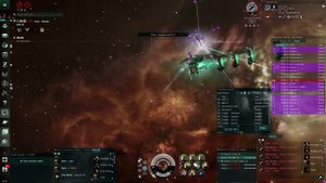 Eve online Drekavac v "Yeet Fleet"