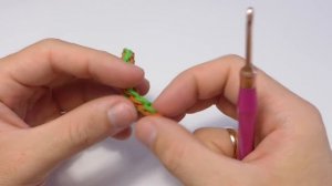 Браслет ВАРИАНТЫ крючком из резинок Rainbow Loom Bands. Урок 270 | Bracelet Rainbow Loom