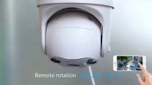 Уличная беспроводная Wi-Fi IP-камера 1080р с датчиком движения PTZ