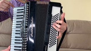 Журавли - РАЗБОР как играть на Аккордеоне / Школа урок Аккордеона с нуля