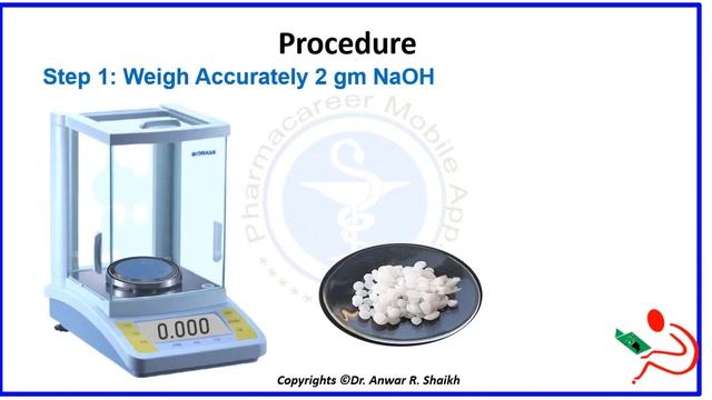 How to prepare and standardize 500 ml 0.1N NaOH смотреть онлайн