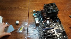 Как охладить транзисторы мосфет на материнской плате, радиатор, термоскотч 3м, термоклей