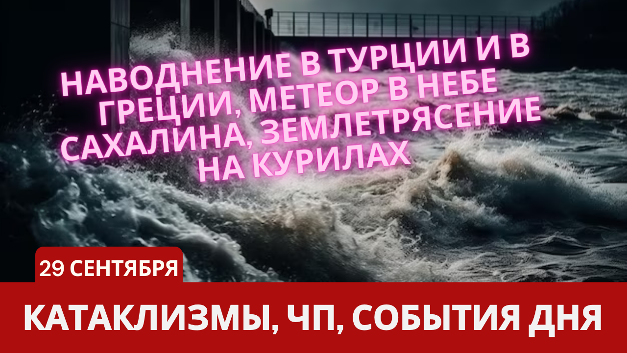 Катаклизмы 29 сентября 2023. Новости сегодня. Обзор событий и происшествий.