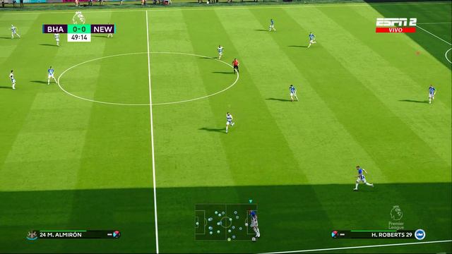 Brighton vs Newcastle - Match & Goals - eFootball PES 2021 - Gameplay PC смотреть онлайн