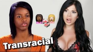 BLACK GIRL THINKS SHE'S WHITE *TRANSRACIAL*