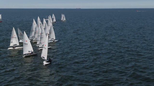 ILCA 7 (Laser Standard) z Drona - regaty LOTOS Nord CUP Gdańsk 2021 смотреть онлайн