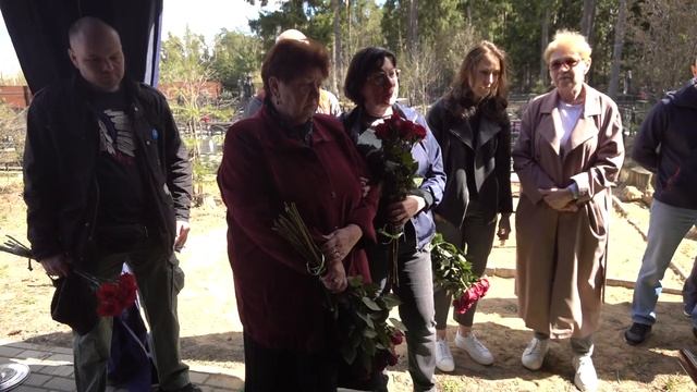 Захоронение урны с прахом Павла Уланова на Монинском мемориальном военном кладбище