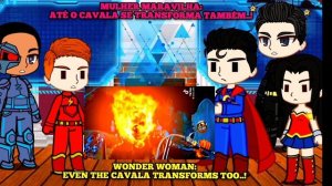 Justice League Reacting to Ghost Rider as New Member of the League | DC | Gacha club/life