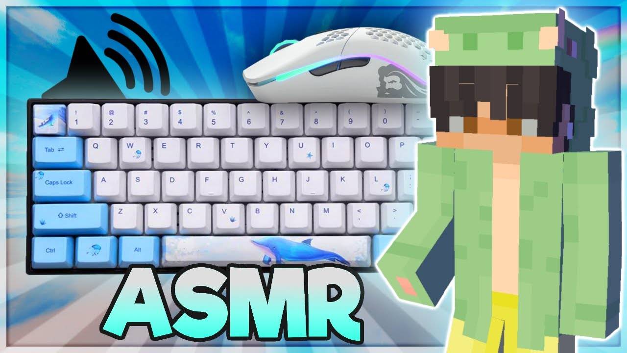 Клавиатура  мышь Звуки ASMR - Hypixel Bedwars1080p60