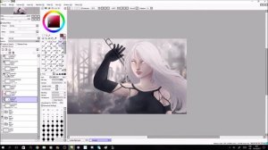 My painting struggles! - Nier automata A2  [Digital painting]