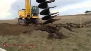 ЗАПУЩЕН В РАБОТУ ШНЕК ДИАМЕТРОМ 1500 ММ!/ Auger put into operation (diameter of 1500 mm!)