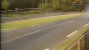 Flying Mercedes CLK CTR at LeMans