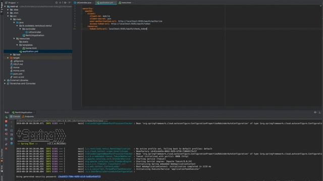 [012] Spring boot Spring Security oAuth auth code flow implementation [Mcroservice in & out - 012] смотреть онлайн